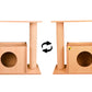 Cat Tree House with Scratching Post and Carpet